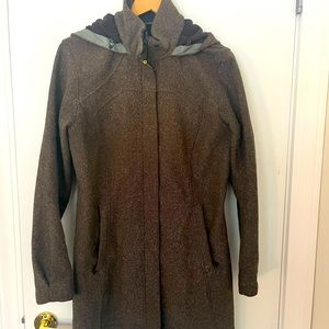 Lululemon overcoat with hood